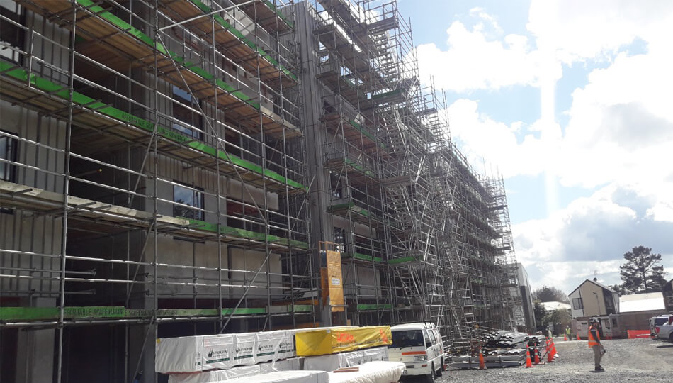 commercial construction scaffolding
